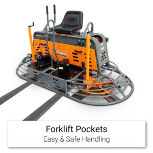 Flextool FT201829-UNIT (FP1046-3) 35HP 1165mm (46") Profinish® Ride-On Petrol Power Trowel with Wheel Kit
