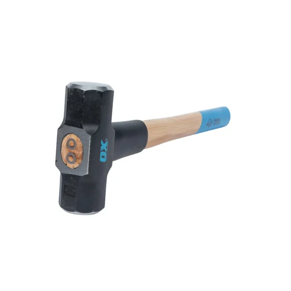 OX 6LB/2.7KG SLEDGE RUBBER GUARD HAMMER HICKORY HANDLE OX-P085906 - Image 4