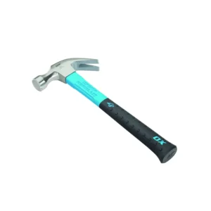 OX PRO 20OZ FIBREGLASS CLAW HAMMER - GRIP HANDLE OX-P081620